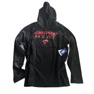 Miami Heat Logo Pullover Hoodie NBA Men's Soft Long Sleeve Size XXL New